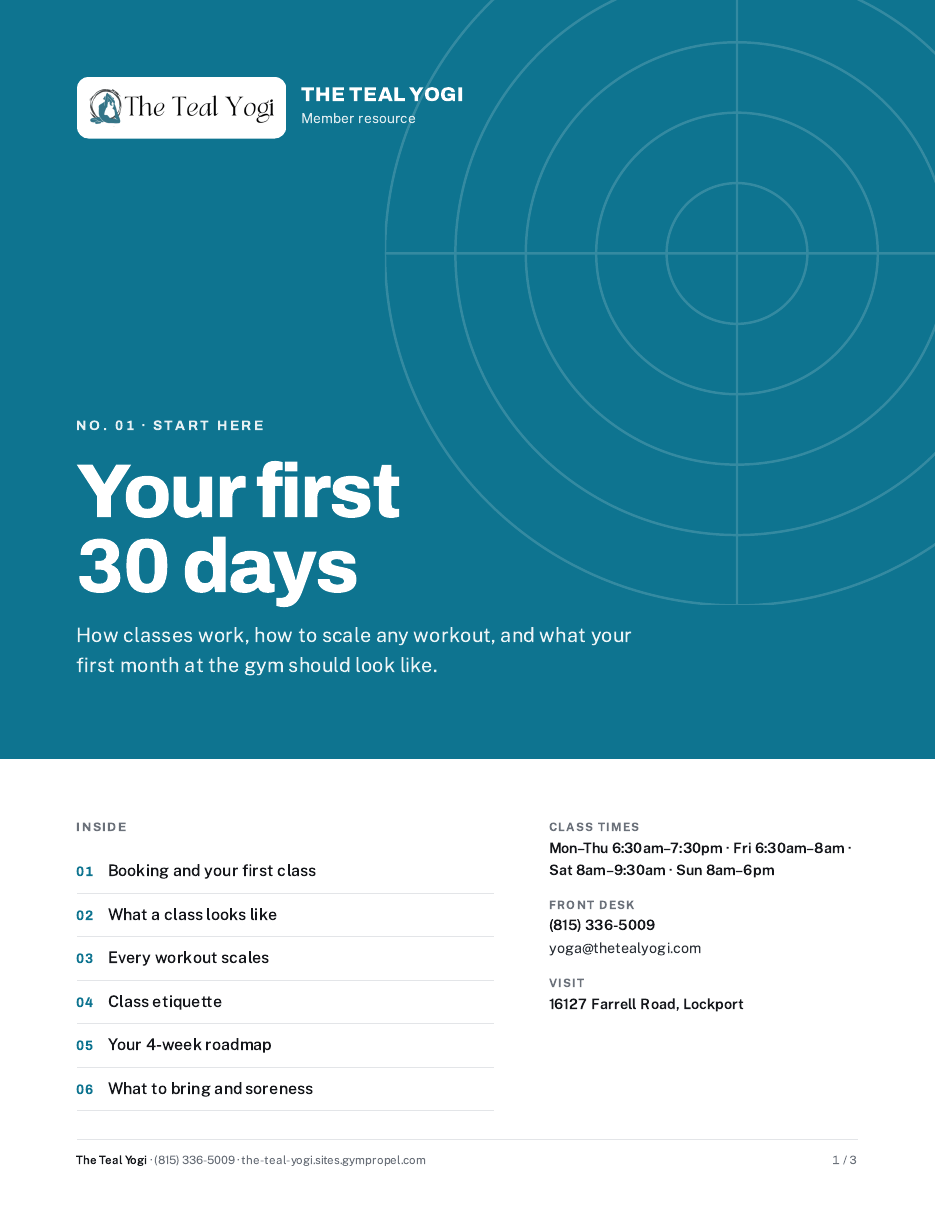 Cover of Your first 30 days