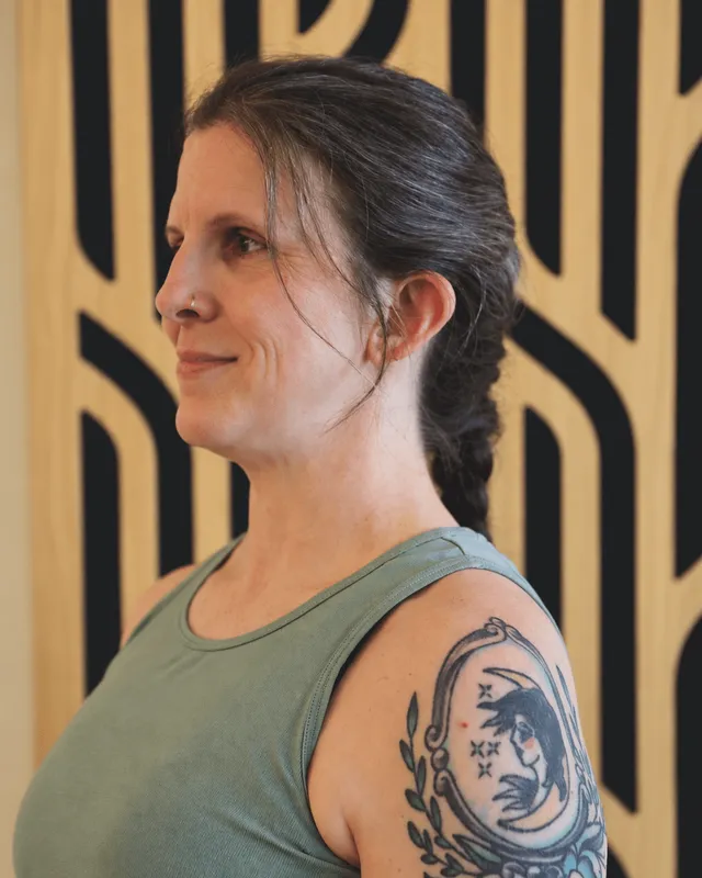 Dana, yoga instructor at The Teal Yogi